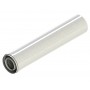 Chimenea Ø60/100x2000mm Macho-Hembra PP/acero lacado blanco chimenea FIG