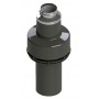 Terminal coaxial vertical Ø60/100mm corto PP/PVC chimenea FIG