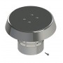 Deflector vertical Ø100mm evacuación inox. chimenea FIG
