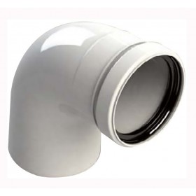 Codo 90º Ø300mm Macho-Hembra PP chimenea FIG