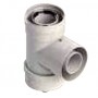 Te 90º Ø100/150mm PP/acero lacado chimenea FIG