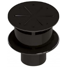 Deflector vertical Ø80mm evacuación PVC chimenea FIG