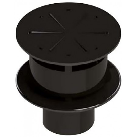 Deflector vertical Ø80mm evacuación PVC chimenea FIG