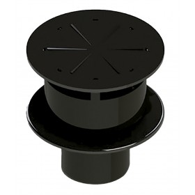 Deflector vertical Ø80mm evacuación PVC chimenea FIG