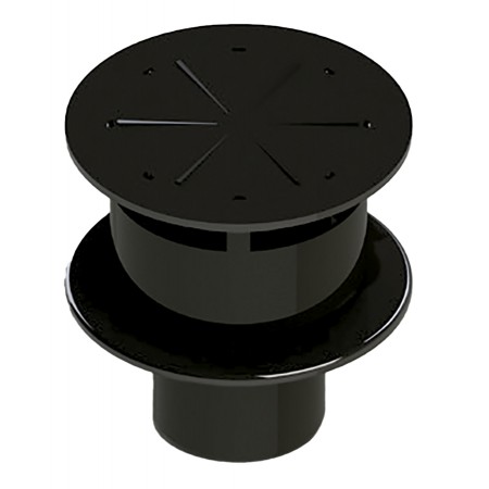 Deflector vertical Ø80mm evacuación PVC chimenea FIG