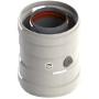 Conexión vertical Ø60/100mm compatible calentador JUNTEK chimenea FIG