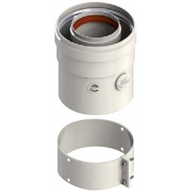 Conexion vertical Ø60/100mm compatible calentador ARISTON  chimenea FIG