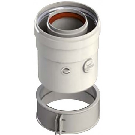 Conexion vertical Ø60/100mm compatible calentador GDA chimenea FIG
