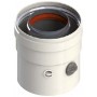 Tramo toma de muestras Ø80/110mm en aluminio chimenea FIG