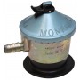 Regulador nacional MONFA para botella doméstica gas butano/propano presión de salida 30 mbar con salida boquilla diam 10 mm