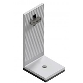 Fijación fotovoltaica MUNDOCLIMA SOLAR angular con orificio M8 para panel sandwich