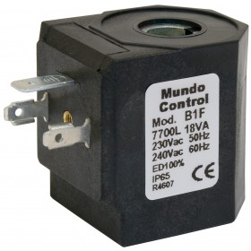 Bobina electroválvula solenoide MUNDOCONTROL B1F 24vcc