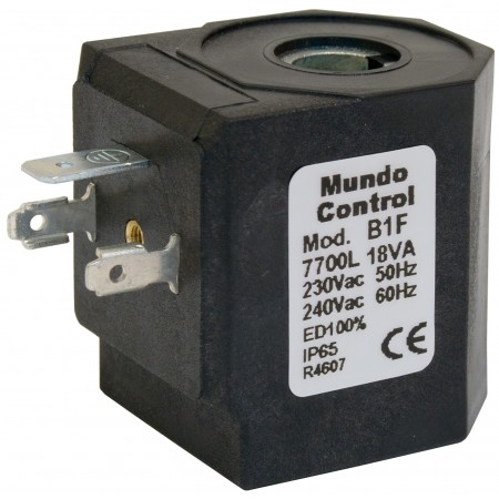 Bobina electroválvula solenoide MUNDOCONTROL B2H 230vca