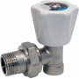 Válvula radiador soldar Ø12 circuitos 3/8" escuadra