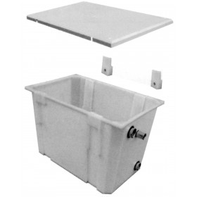 Deposito 30 litros en plastico termoresistente 435x 290x 275