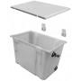 Deposito 30 litros en plastico termoresistente 435x 290x 275
