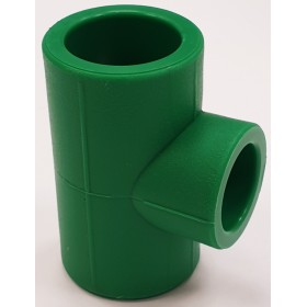 Té reducida PP-R Ø63x32x63mm