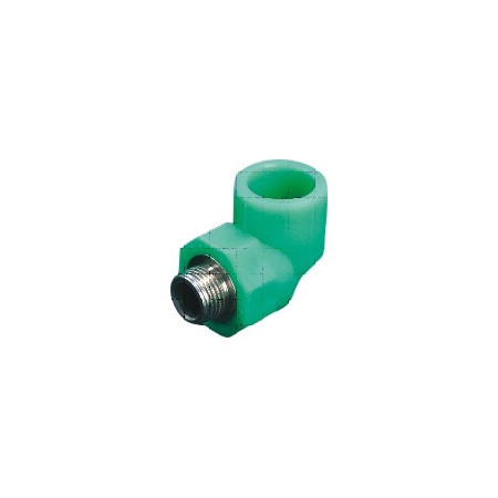 Codo 90º macho PP-R  ø20mm-3/4"