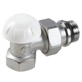 Detentor radiador Giacomini escuadra 1/2" R14TG macho-hembra