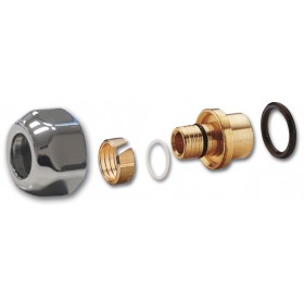 Adaptador Giacomin cromado  multicapa  16x2 T179M