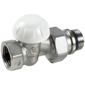 Detentor radiador Giacomini recto 3/8" R15TG macho-hembra