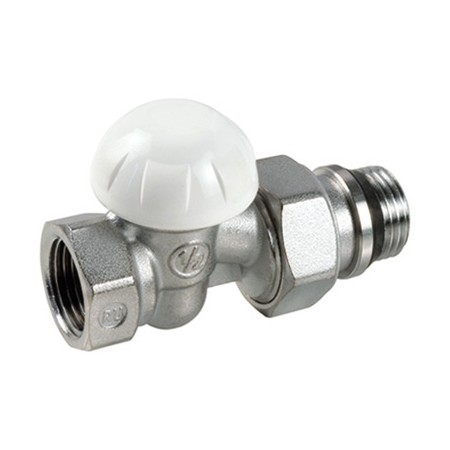 Detentor radiador Giacomini recto 3/8" R15TG macho-hembra