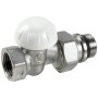 Detentor radiador Giacomini recto 1/2" R15TG macho-hembra