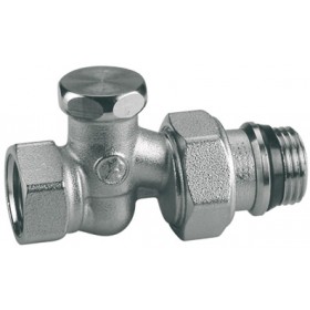 Detentor radiador Giacomini recto 1/2" R17A macho-hembra