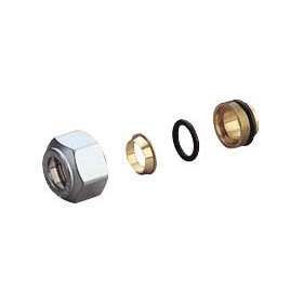 Racor adaptador Giacomini para tubo cobre base 16 circuitos ø14mm R178