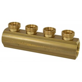 Colector Giacomini simple 4 circuitos para adaptador 3/4 circuitos16 R580