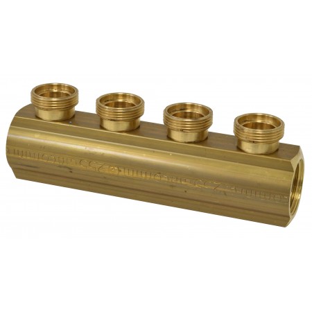 Colector Giacomini simple 4 circuitos para adaptador 3/4 circuitos16 R580