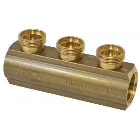 Colector Giacomini simple 3 circuitos para adaptador 3/4 circuitos16 R580
