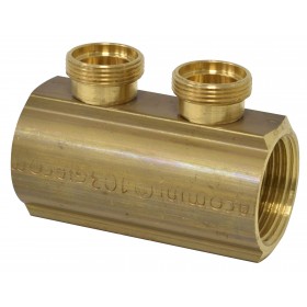 Colector Giacomini simple 2 circuitos para adaptador 3/4 circuitos16 R580