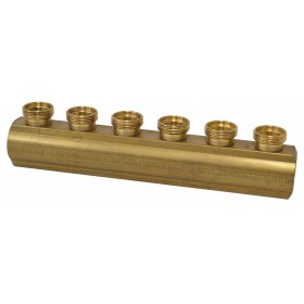 Colector Giacomini simple 6 circuitos para adaptador 3/4 circuitos16 R580