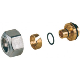 Racor adaptador Giacomini para tubo multicapa base 18 circuitos ø20x2mm R179AM