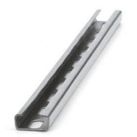 Guía perforada ESCOFIX acero cincado 2m 20x10x1mm