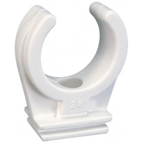 Abrazadera polipropileno ESCOFIX simple Ø28mm