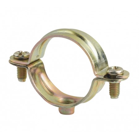 Caja 100 uds abrazadera metálica ESCOFIX Ø18mm simple