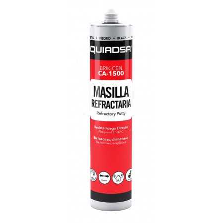 Tubo 300ml masilla alta temperatura ESCOFIX nega 1500ºC