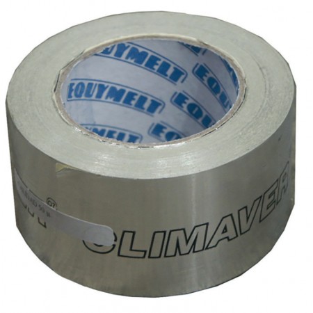 Rollo cinta adhesiva ISOVER CLIMAVER aluminio 50µm 50mx63mm