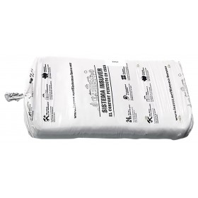 Bolsa 17.5kg borra lana de vidrio ISOVER SISTEMA INSUVER inyección
