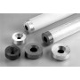 Rollo 10m terminal aluminio DANMAT gris 32x23mm