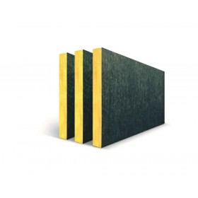 Panel lana de roca ISOVER TECH SLAB 3.0 G1 una cara velo negro 1.35x0.6m espesor 30mm