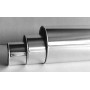 Tubo 1m calorifugado aluminio MERCATUB 0.6mm Ø130mm