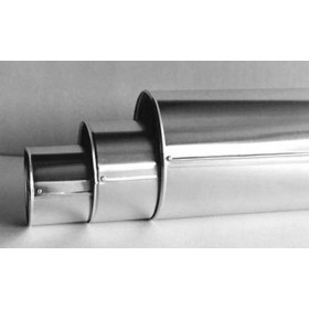 Tubo 1m calorifugado aluminio MERCATUB 0.6mm Ø280mm