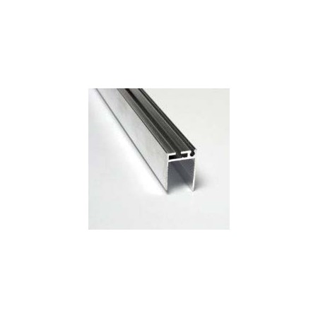 Metro perfil invisible aluminio 21FN01 montaje conducto poliisocianurato 20mm longitud 4m
