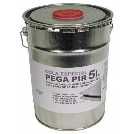 Bote 5L cola especial PEGA PIR 932 pegado conducto poliisocianurato