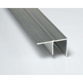 Metro perfil F aluminio 21PR03 montaje conducto poliisocianurato 20mm longitud 4m