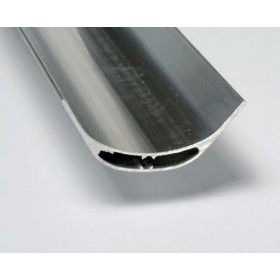 Metro perfil deflector aluminio 21CP03 montaje conducto poliisocianurato longitud 4 metros
