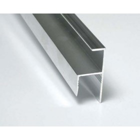 Metro perfil rejillas aluminio 21PR04 montaje conducto poliisocianurato 20mm longitud 4m